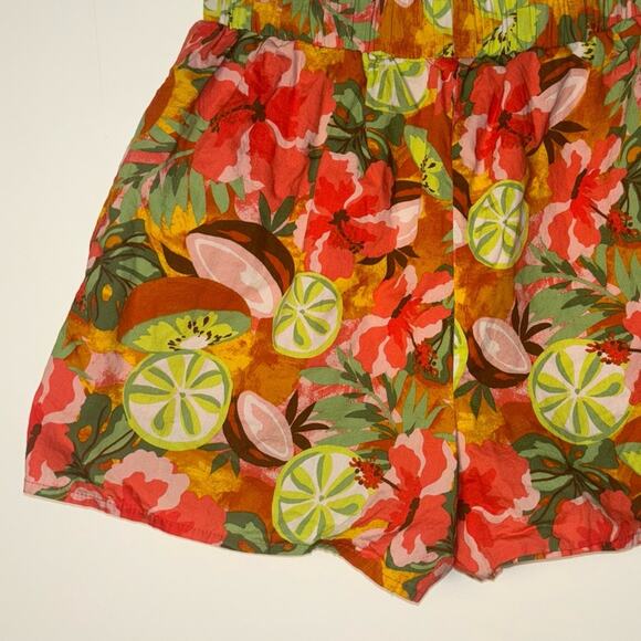 Dress Forum LA Tropical Print Shorts women's size small citrus fruit print - Picture 11 of 16